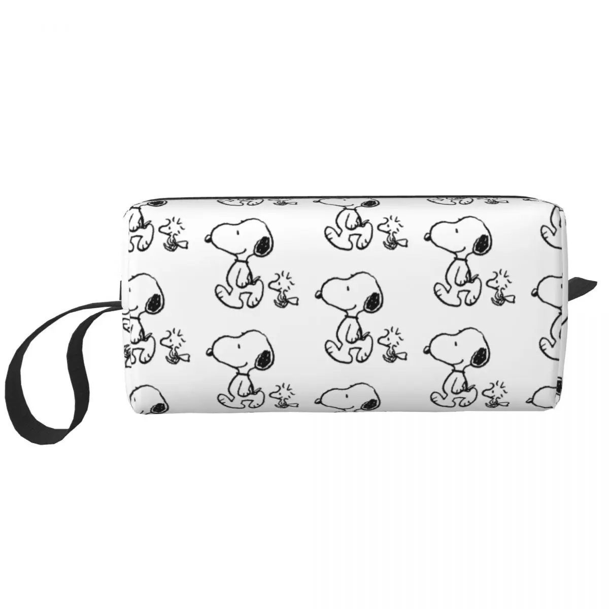 Snoopy Woodstock Walk Makeup Bag Pouch Cartoon Cosmetic Bag Travel Toiletry Bag Organizer Storage Purse Large Capacity