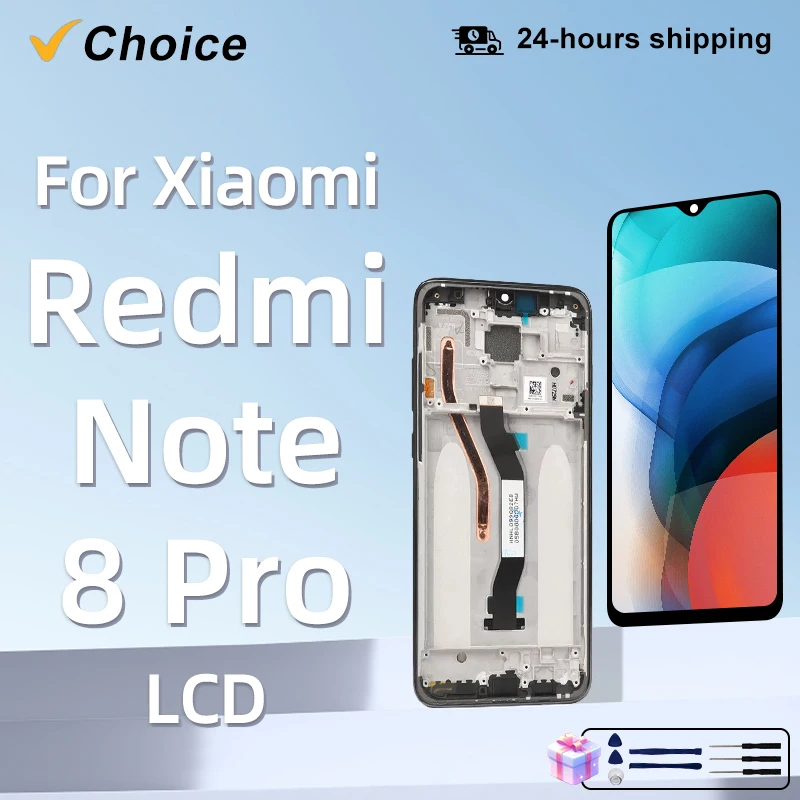 6.53 "Für Xiaomi Redmi Hinweis 8 Pro Display Touchscreen Digitizer Ersatz Teile Für Redmi Hinweis 8 Pro LCD M1906G7I m1906G7G