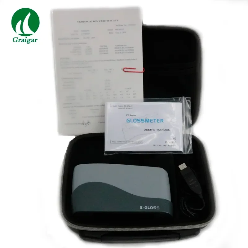 MG268-F2 Digital Handheld Portable Gloss Meter, Gloss Meter Multi Angle 20 60 85