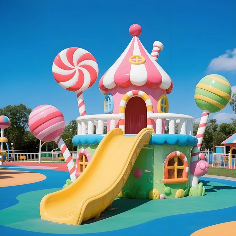 Sculpture slide Outdoor   play facilities, decorative ornaments