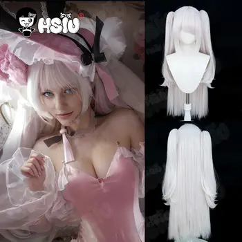 Halford Cosplay假髮纖維合成假髮「HSIU」90CM粉紅白雙馬尾長假髮+假髮帽遊戲碧藍航線Halford cosplay 8 最佳銷售 碧藍航線cosplay - №8