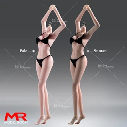ANT T305 1/12 Female Seamless Body with Detachable Feet 14.5cm Pale Suntan Female Soldier Super Flexible Acton Figure Body