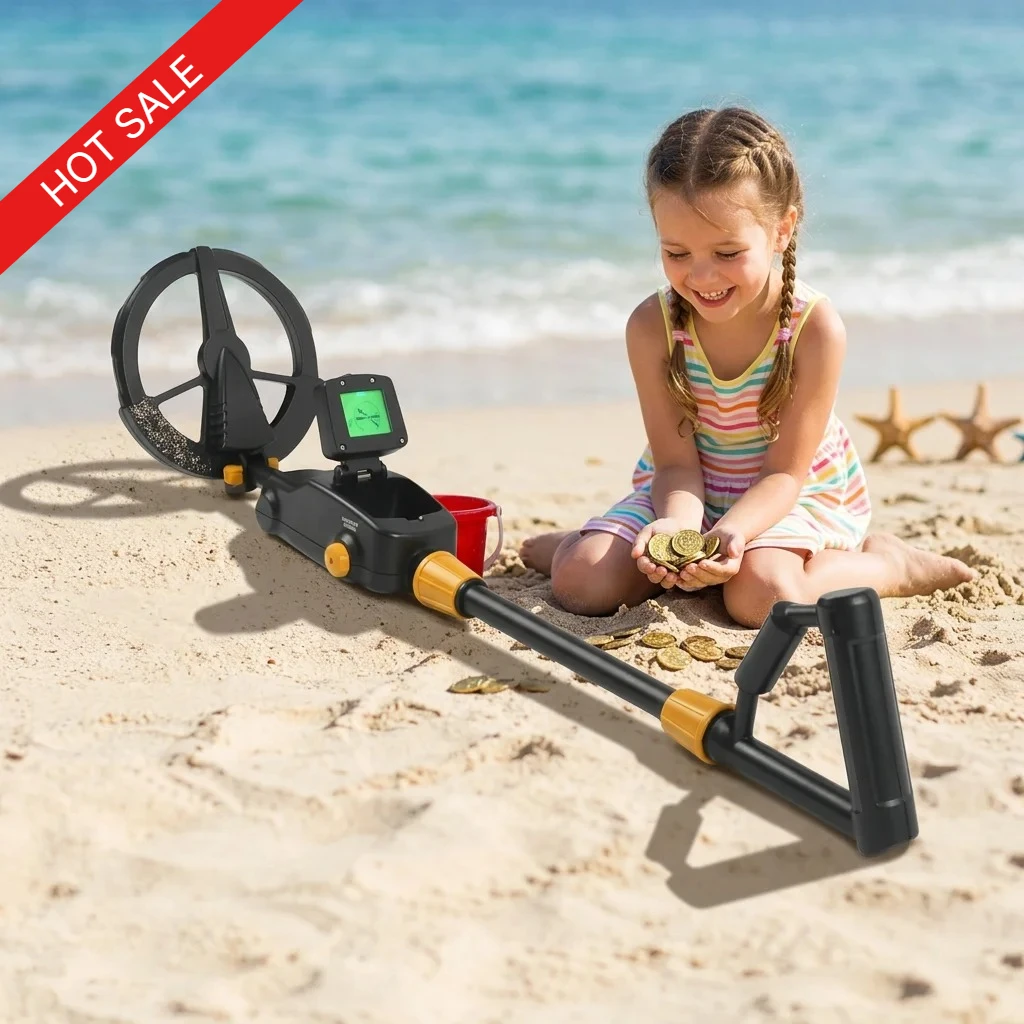 Cheap Toys for Kids  MD-1008 Smart Hand Held Metal Detector for Kids Beach Toy Search Missing Coin Toys with CE Certificate