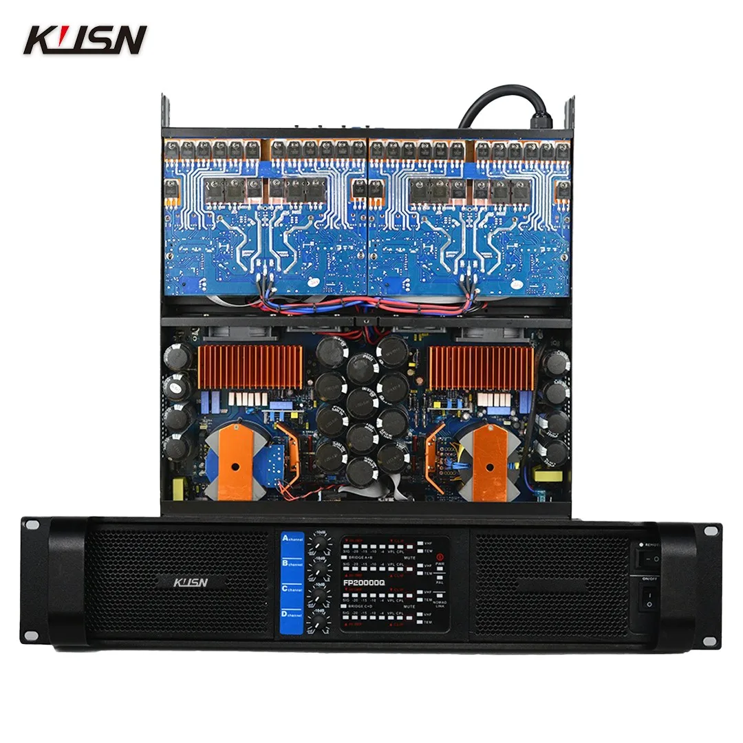 

FP20000Q 2200 Вт x4 8 Ом Высокопроизводительный профессиональный цифровой усилитель Стерео 2U Усилитель мощности Высококачественные большие выступления