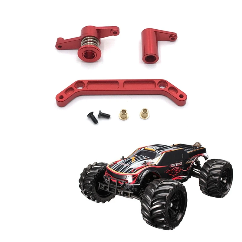 Set sterzo in metallo Set manovella sterzo per JLB Racing CHEETAH 11101 21101 J3 Speed 1/10 RC Car Aggiornamenti RC, 1