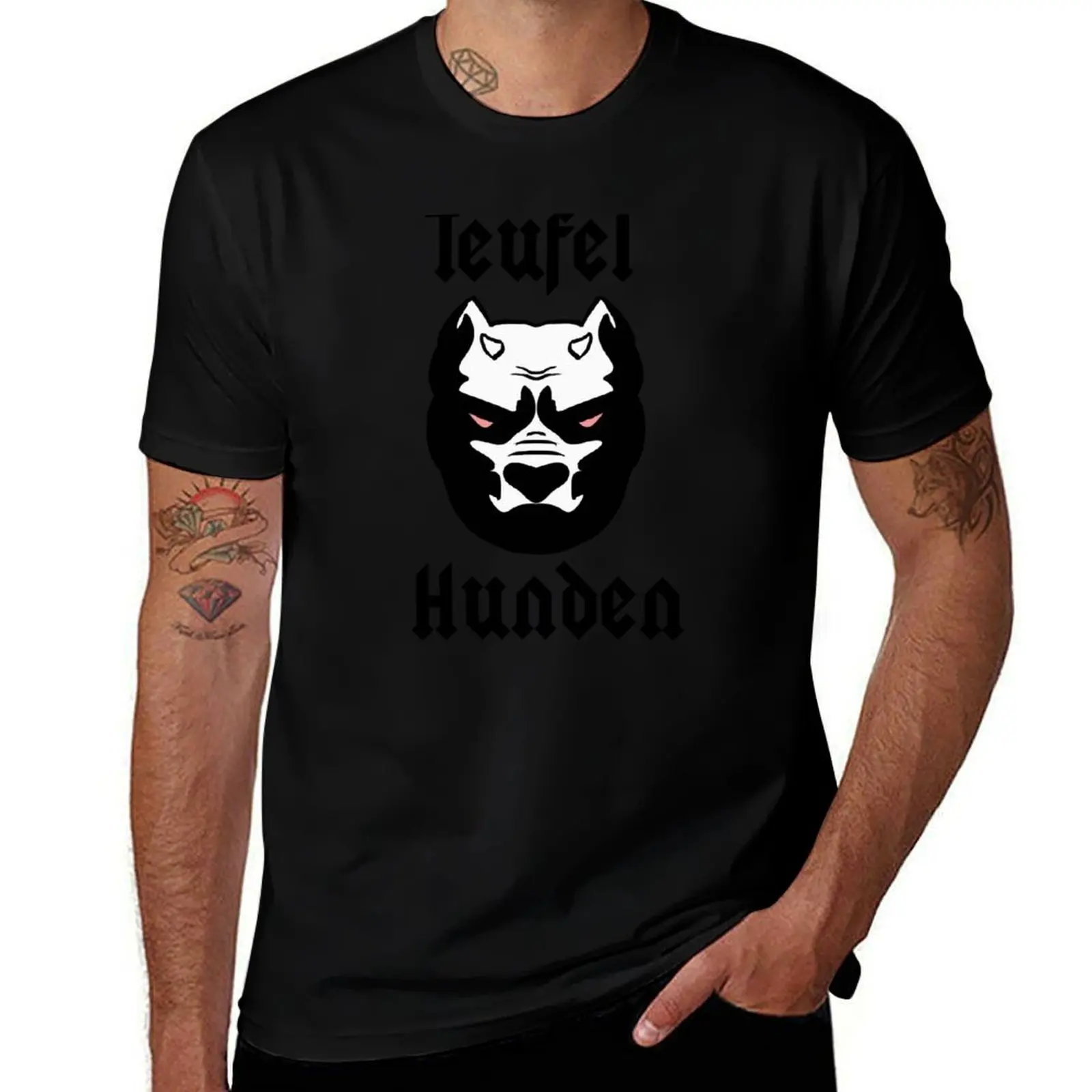 

Teufel Hunden T-Shirt customs graphic shirts vintage graphic tee funny shirt cotton funny t shirts for men