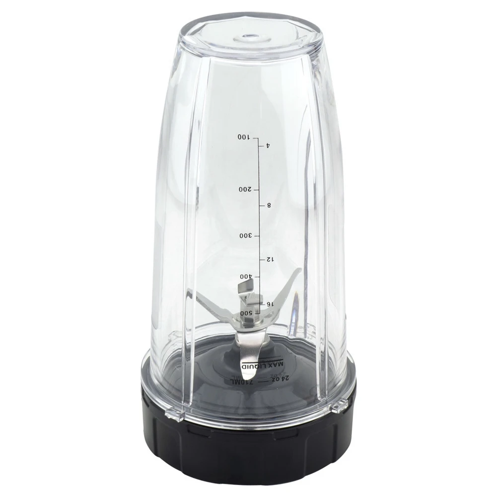 قطع غيار خلاط النينجا، 2 كوبًا سعة 24 أونصة مع أغطية To-Go، شفرة مستخرج 7 زعانف، لجهاز Nutri Ninja Auto IQ #5