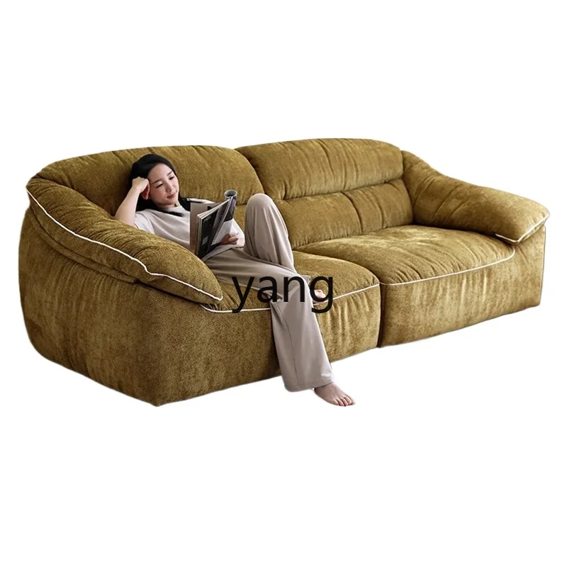 

LH can be fully disassembled and washed high-end chenille living room fabric sofa straight row small apartment