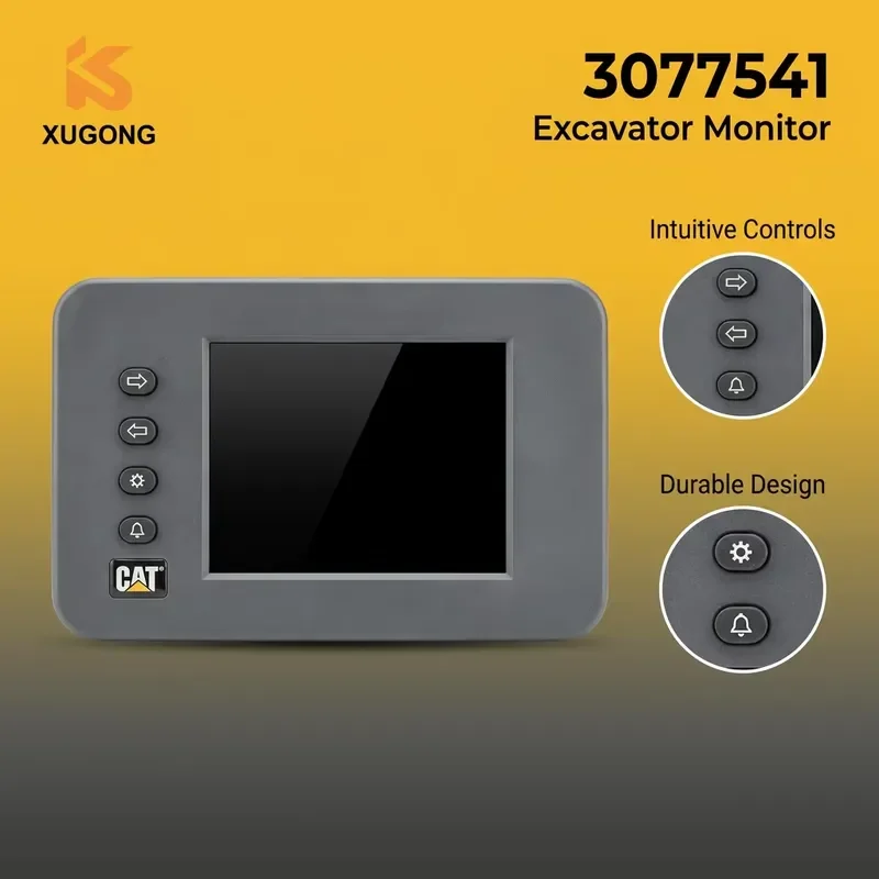 3077541 Group for Excavator 320D 323D 324D 325D 329D LCD Display Panel 307-7541