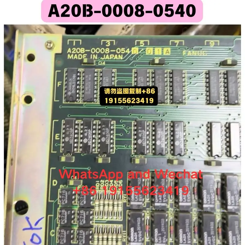 Used OEM disassembled parts A20B-0008-0540 IO board Functional test OK Quick delivery