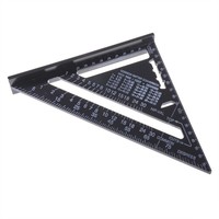 7 Inch Triangle Ruler Measuring Tool Quick Read Square Layout Tool Triangle Angle for Carpenter Ruler For Woodworking