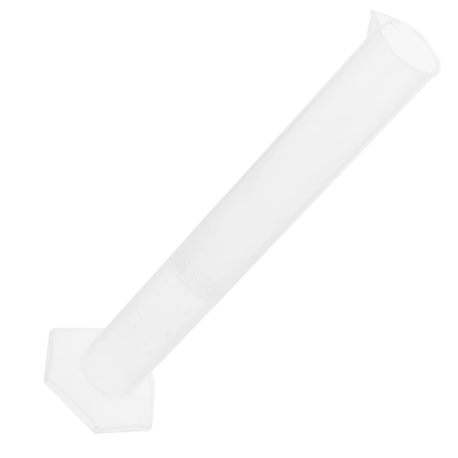 100Ml Plastic Graduated Science Lab Tool Accurate Roll-Resistant Base For Laboratory Home Use Measuring Cylinder Plastic
