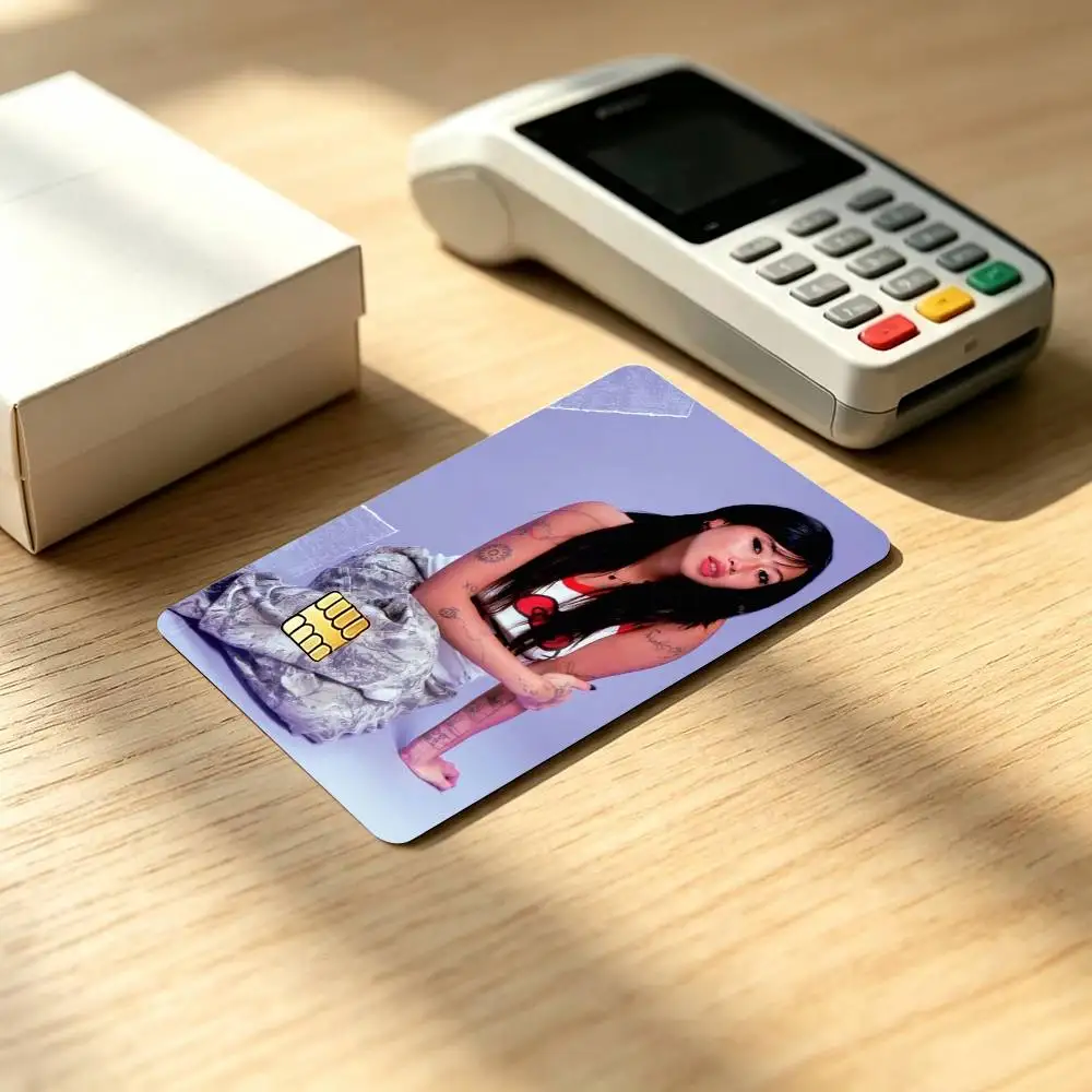 Beabadoobee Bea Bedroom pop Credit Card HD Stickers Small Chip Waterproof Sticker Game Card Decal Gift