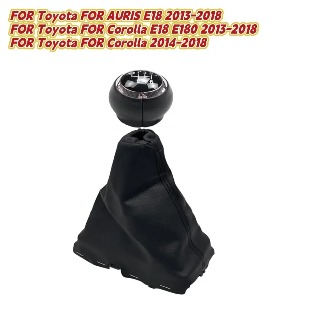 

FOR Toyota FOR AURIS E18 FOR Corolla E18 E180 FOR Corolla Speed Car Gear Shift Knob Lever Boot Cover Gaiter Accessory