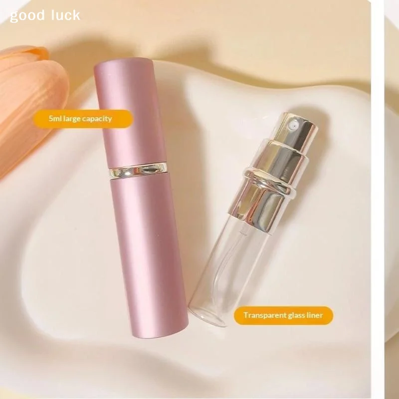 Answer5ml Portable Aluminum Perfume Atomizer Leak Proof Lid Multiple Colors For Travel Daily