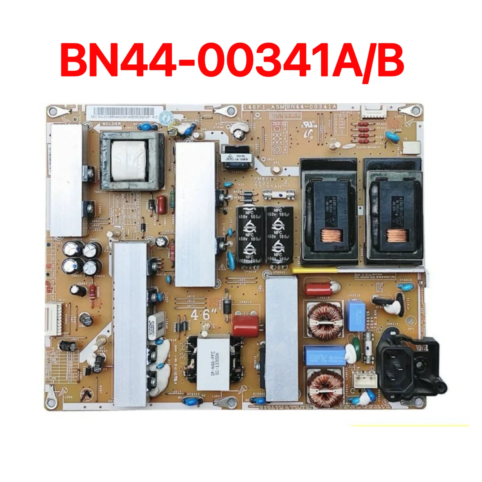 

for LN46C610N1F LN46C650N1F LE46C530F1W LE46C630K1W LE46C650L1K LE46C750R2K Power Board BN44-00341A BN44-00341B