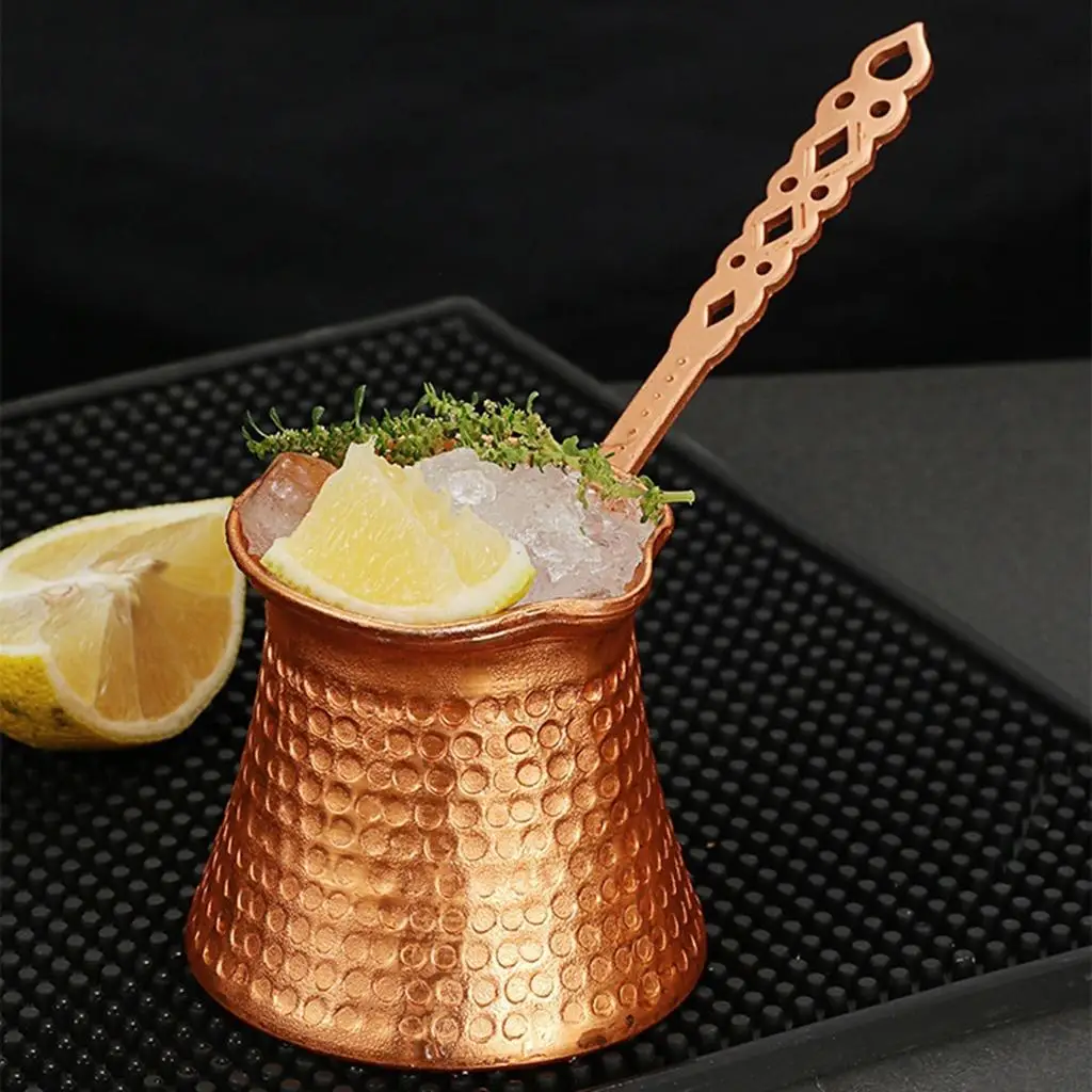 

Турецкий кофейник из меди, ручной ковки, винтажный, чайник-цезве, чашка