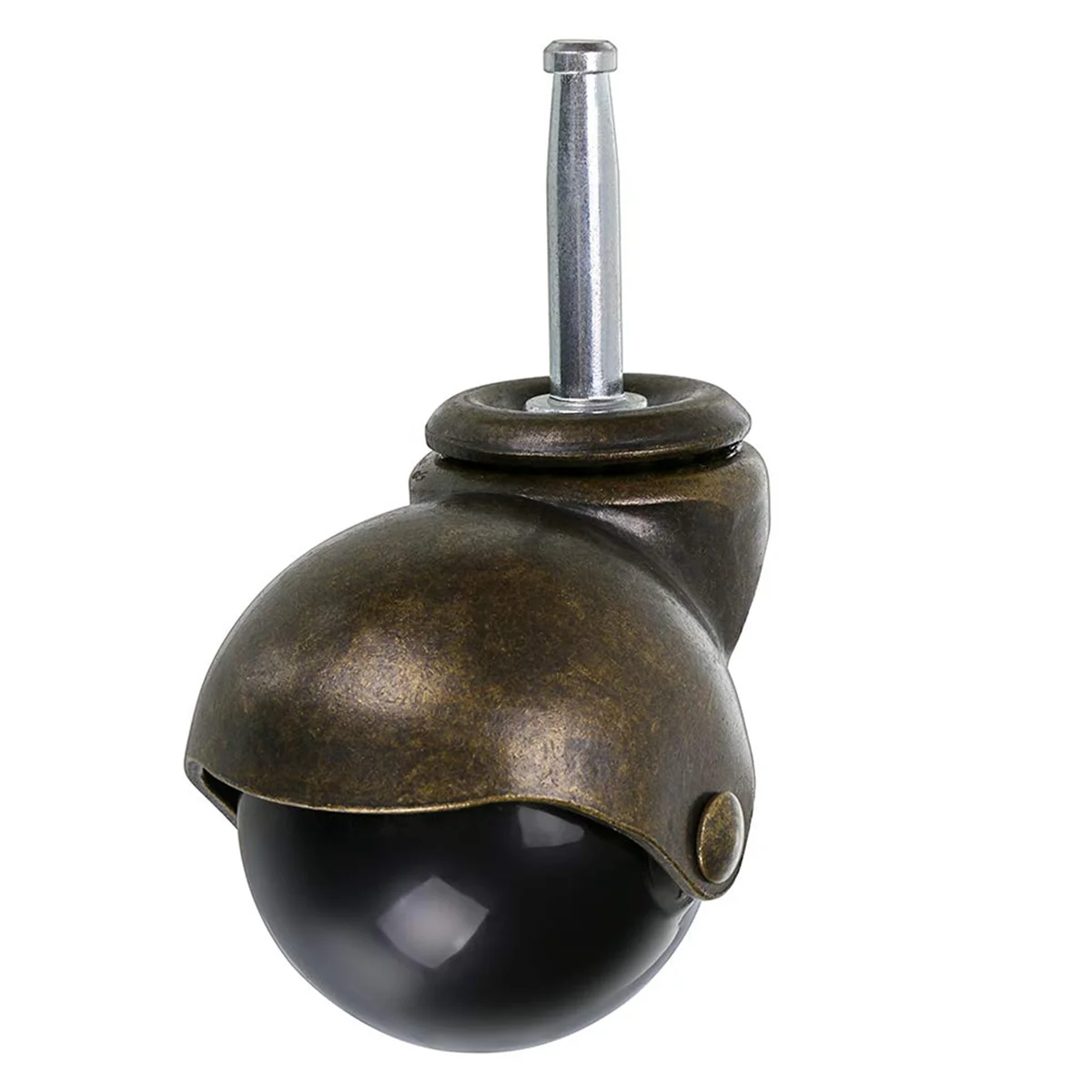 20 Pack 2 Inch Ball Caster Stem Caster Wheel with Sockets,Vintage Antique Swivel Caster for Furniture,Sofa,Chair,Cabinet image 2