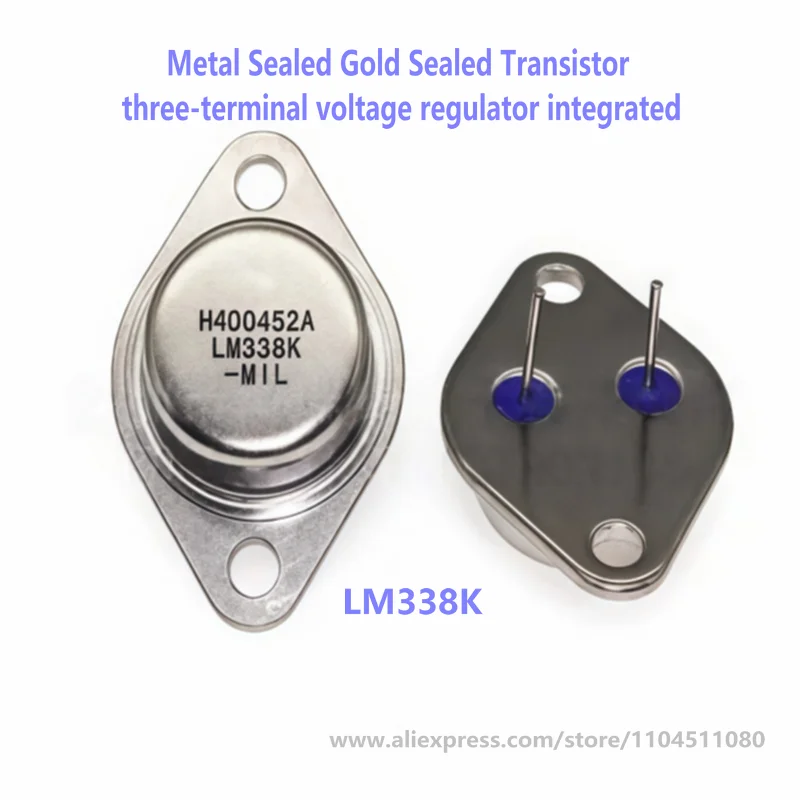 2PCS/ LM338K LM350K LM323K Metal Sealed Gold Sealed Transistor three-terminal voltage regulator integrated