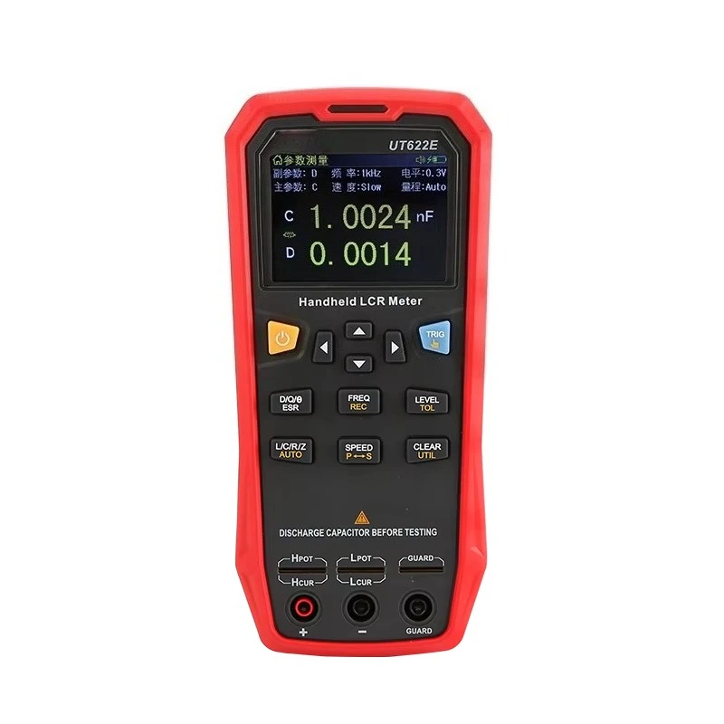 

Цифровой измеритель LCR UT622E, портативный тестер частоты, индуктивности, сопротивления и емкости, мультиметр, омметр