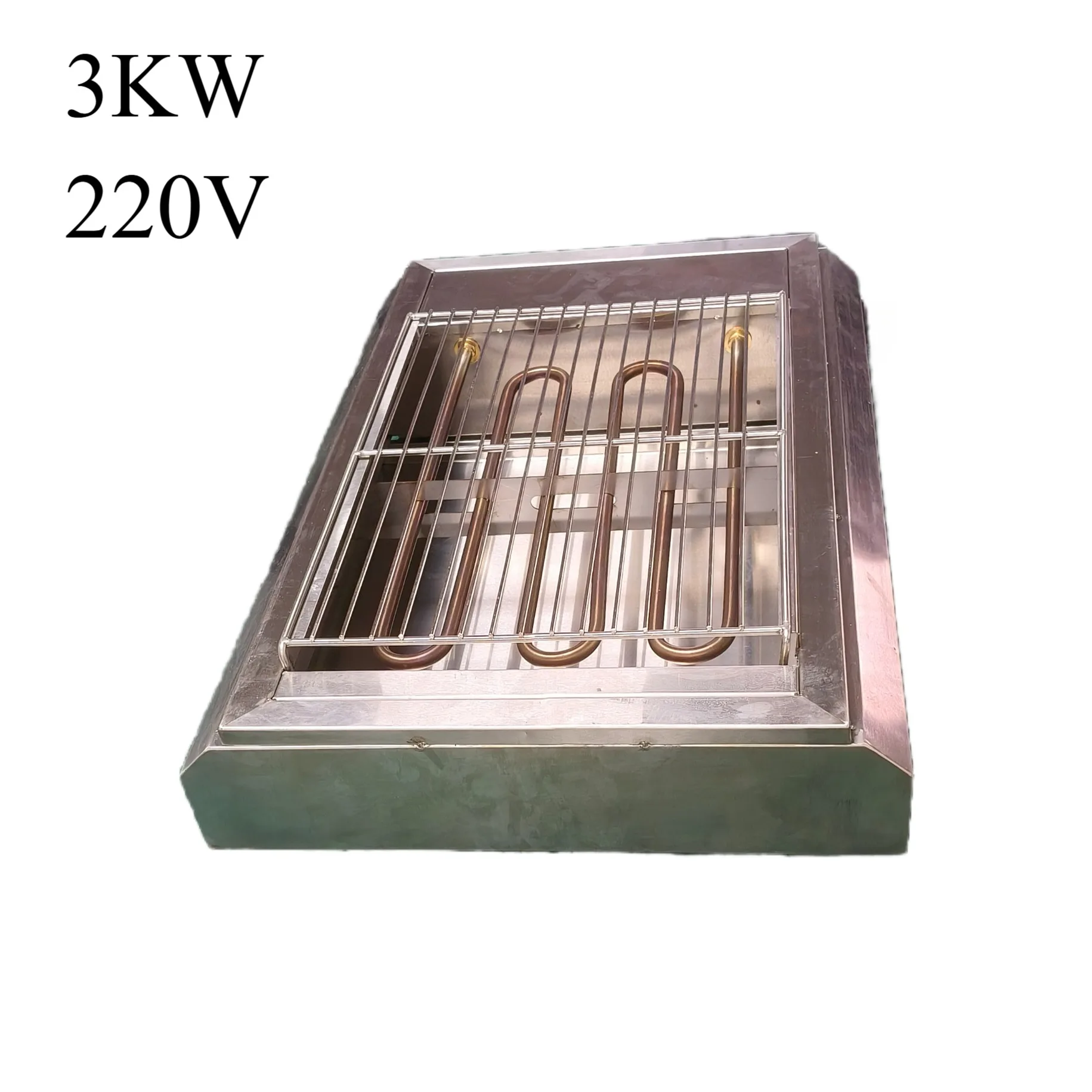 Commercial Grade Electric Tabletop Grill 3000W Smokeless BBQ Adjustable Temp CE Certified