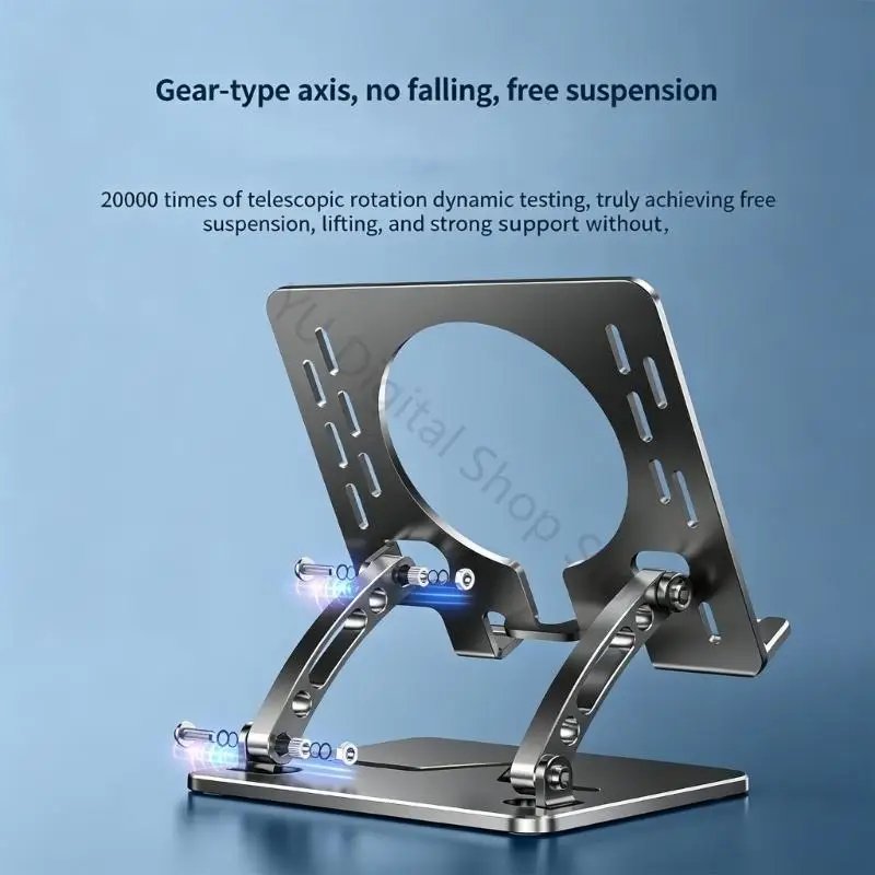 96BA Universeller Laptop-Ständer aus Aluminium zum Zeichnen und Tippen, verstellbare Höhe und bis zu 17,3 Zoll – Detail 8