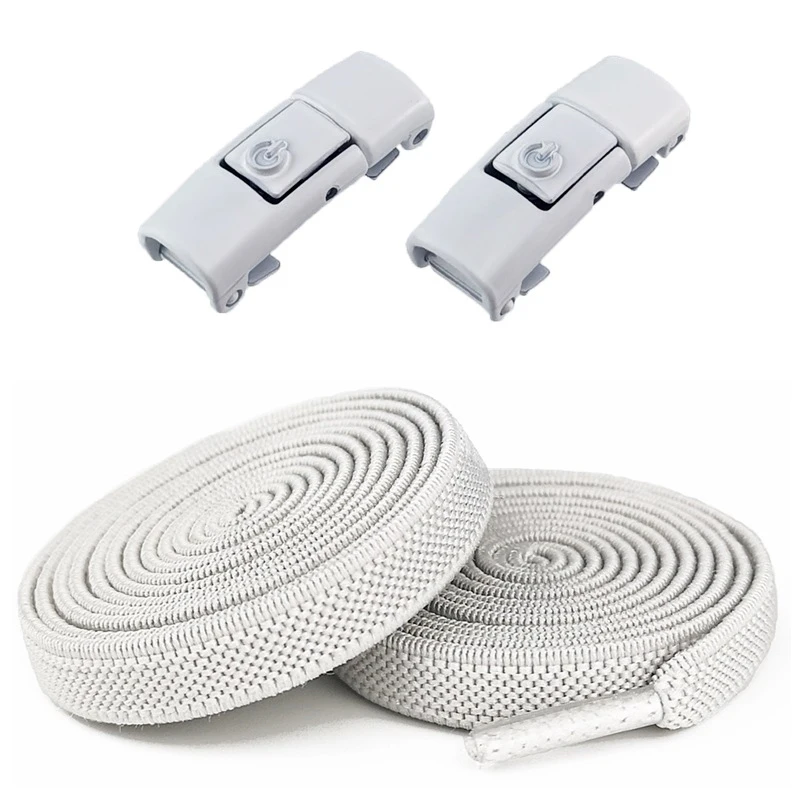 Druckverschluss-Schnürsenkel ohne Binden, Farbverlauf, flache elastische Schnürsenkel für Sneaker, Kinder und Erwachsene, Schnürsenkel ohne Binden für Schuhe, Zubehör