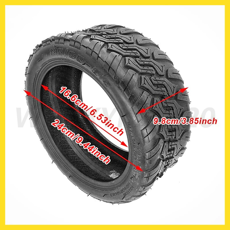 85/65-6.5 Original Tire for KUGOO G-MAX G-Booster G2 Pro Electric Scooter Front and Rear Wheel Wear-resistant Vacuum Tyre Parts