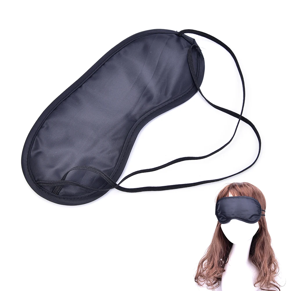 10pcs/lot Sleep Black Eye Cover Travel Sleeping Eye Mask Shade Blindfold Eye Patch Night Economic Gift