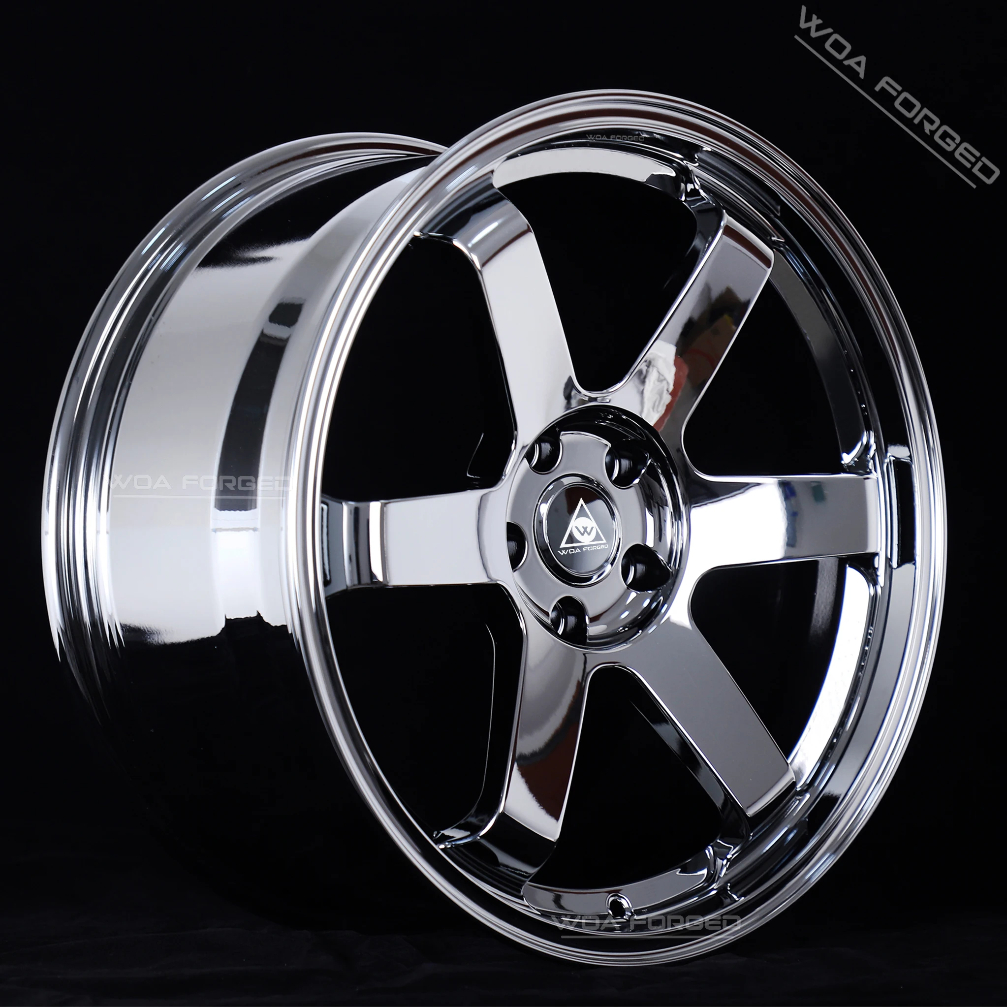 TE37 Triple Chrome Mirror Finished 18 19 20 21 Inch Muti Spoke Forged Deep Dish Sporty Design Lightweight 5x112 5x120 for M4 F82