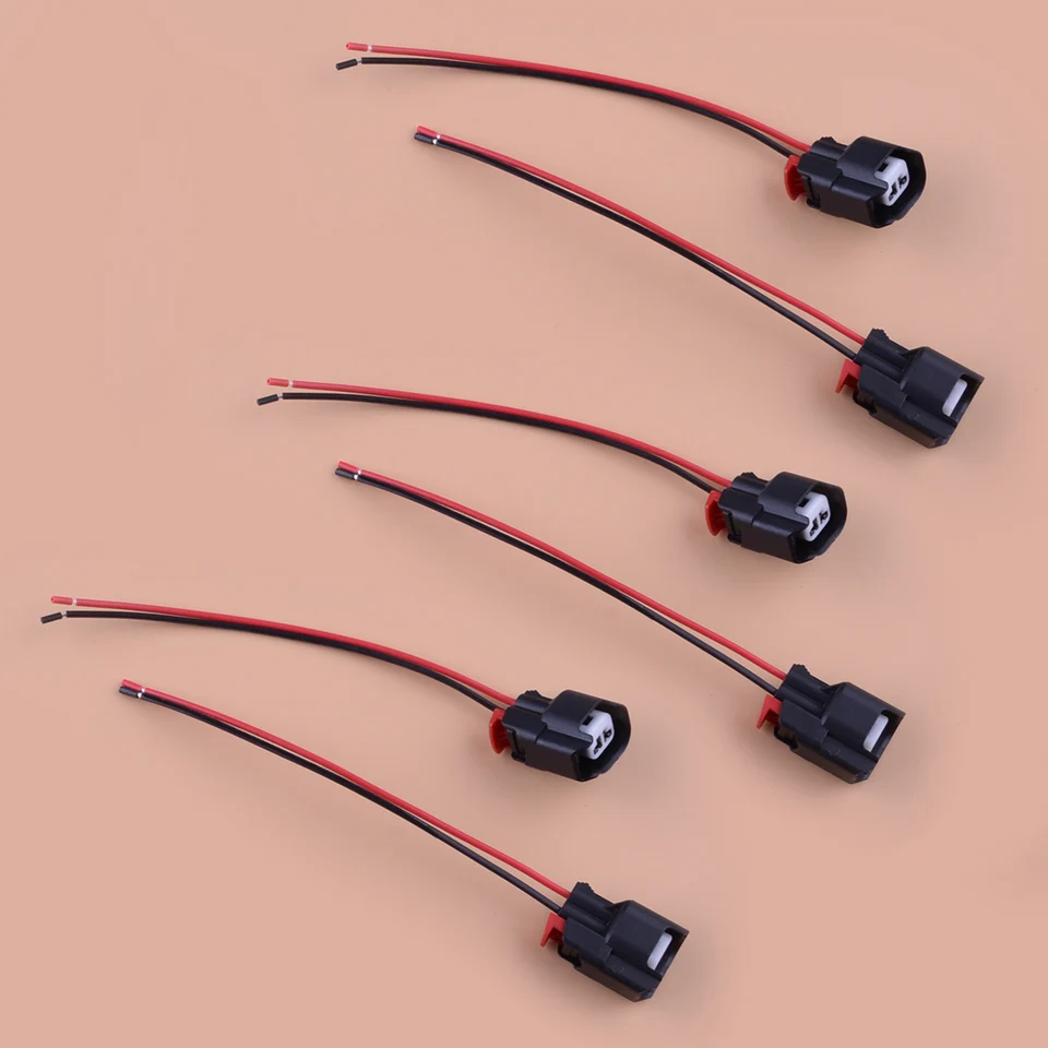Fiche de Câblage de Connecteur D'injecteur de Carburant, 8 Pièces de