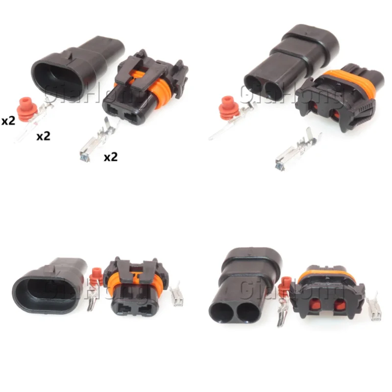 1 Set 2 Ways AC Assembly Part 12059183 12059181 Auto HID Controller Cable Socket For 9006 Ballast Car Hernias Headlight Plug