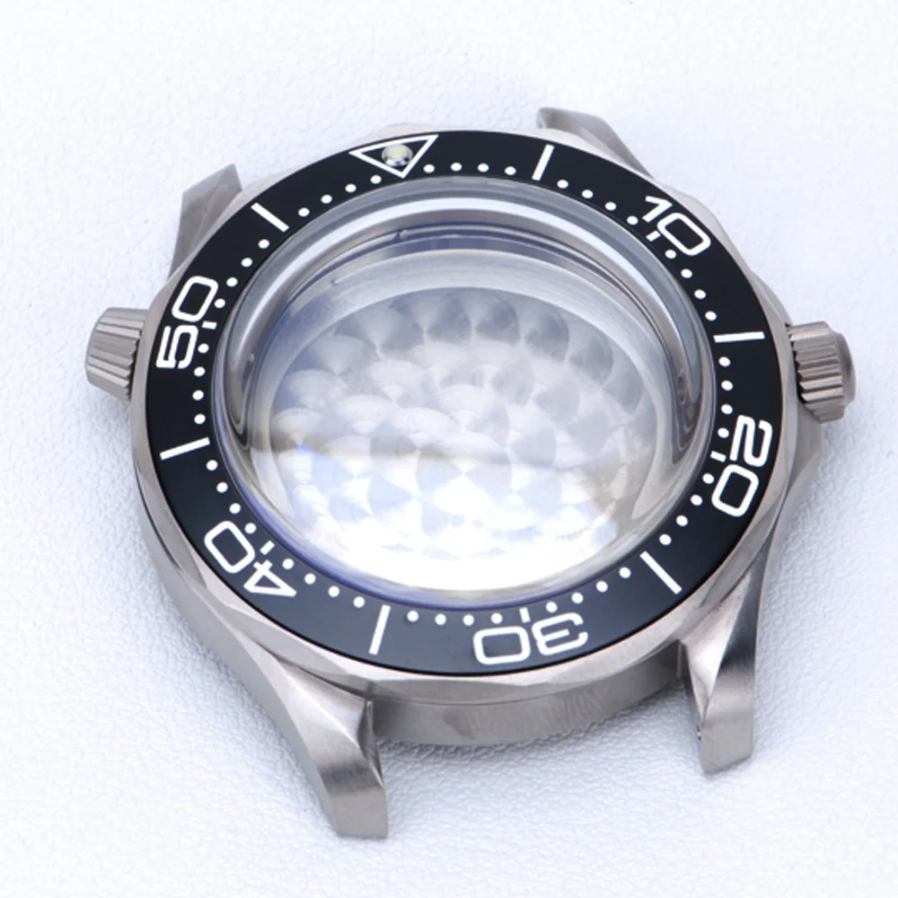 Heimdallr Sea Ghost Watch Case Titanium Modified Water Ghost For NH35 NH36 Automatic Movement 32mm Dial Ceramic Bezel Watch Part