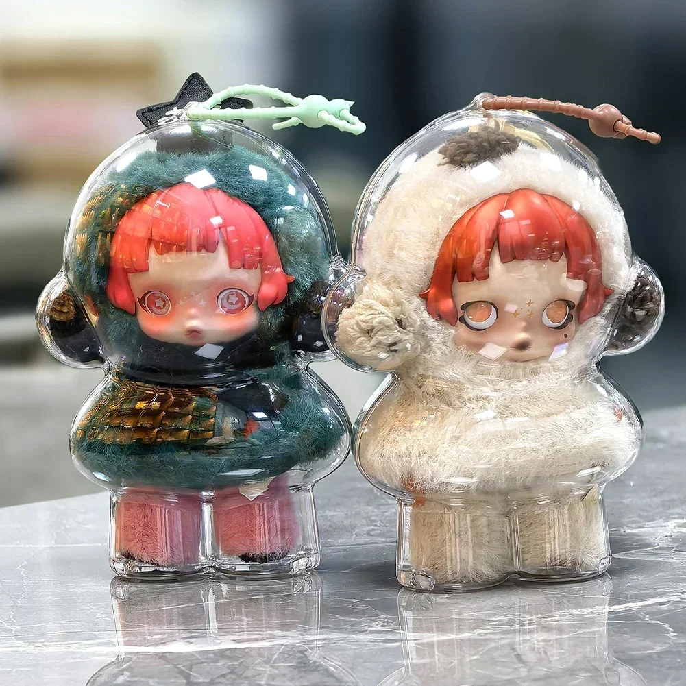 

Прозрачный защитный чехол для черепа, панды, зимнее движение для куклы SP, портативный органайзер для кабеля, чехол для хранения