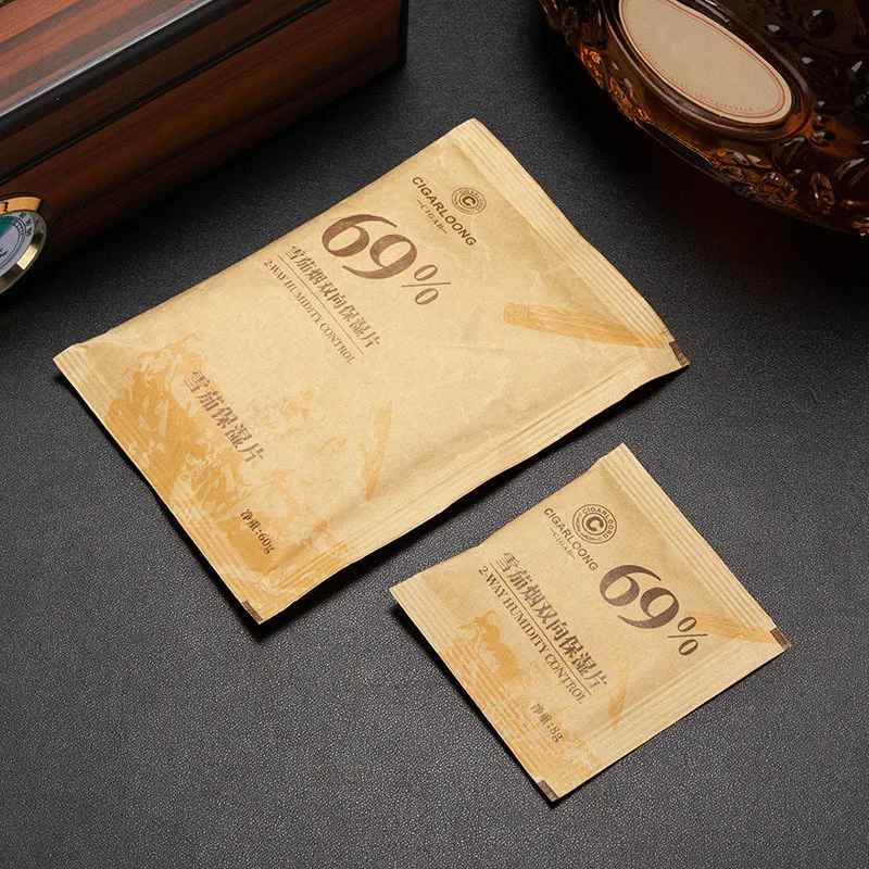 Humidor Packets 62% 72% 8 Grams humidity cigar Humidity Control Humidor Relative Humidity Packs for Cigar Humidifier Bags