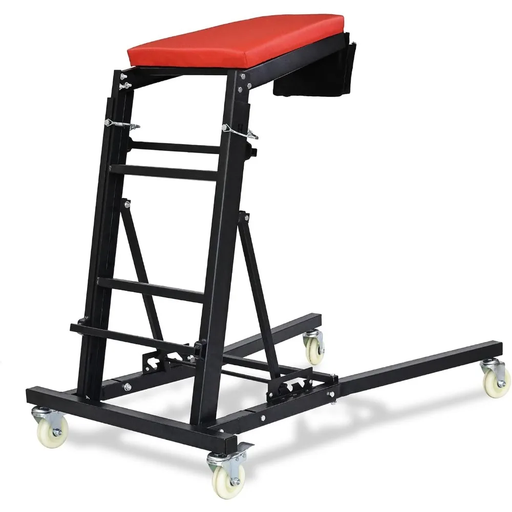 

Large Topside Creeper 48"-64" Height Range, with 4 Caster Wheels and Padded Deck for Auto Repair Maintenance
