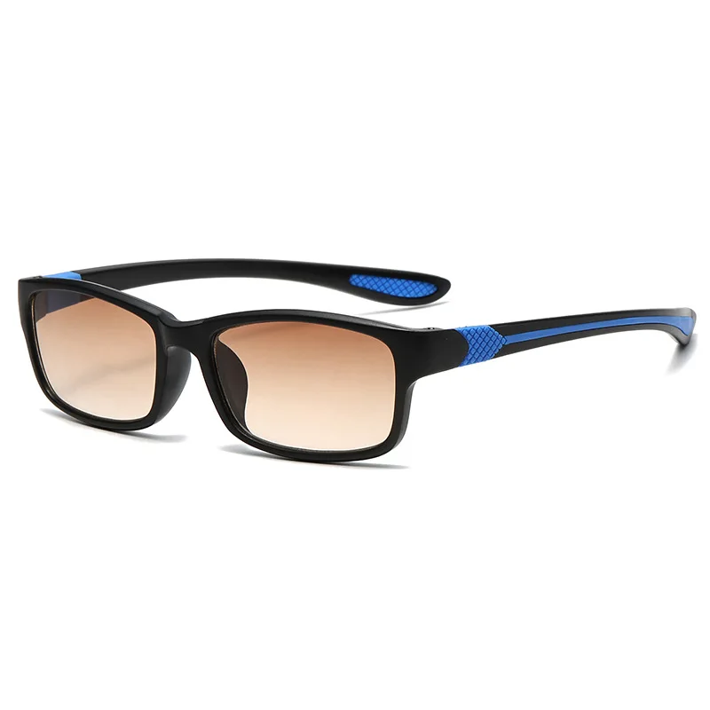 Fashion Men Bifocal Reading glasses Tinted Lens Outdoor Dual-use Sunglasses Square UV400 Eyewear +100 +150 +200 +250 +300 +400