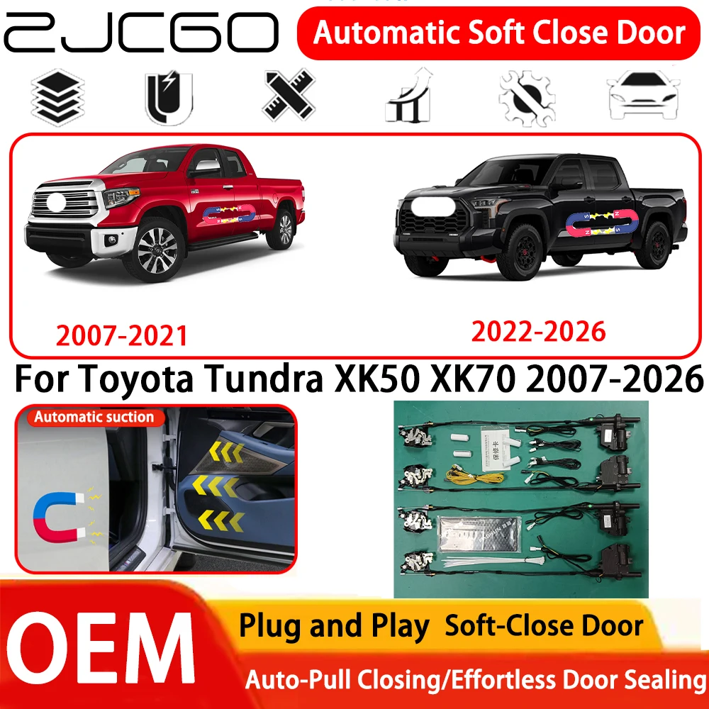 

for Toyota Tundra XK50 XK70 2007-2026 Car OEM Plug and Play Automatic Electric Soft Close Door Comfort Closing System