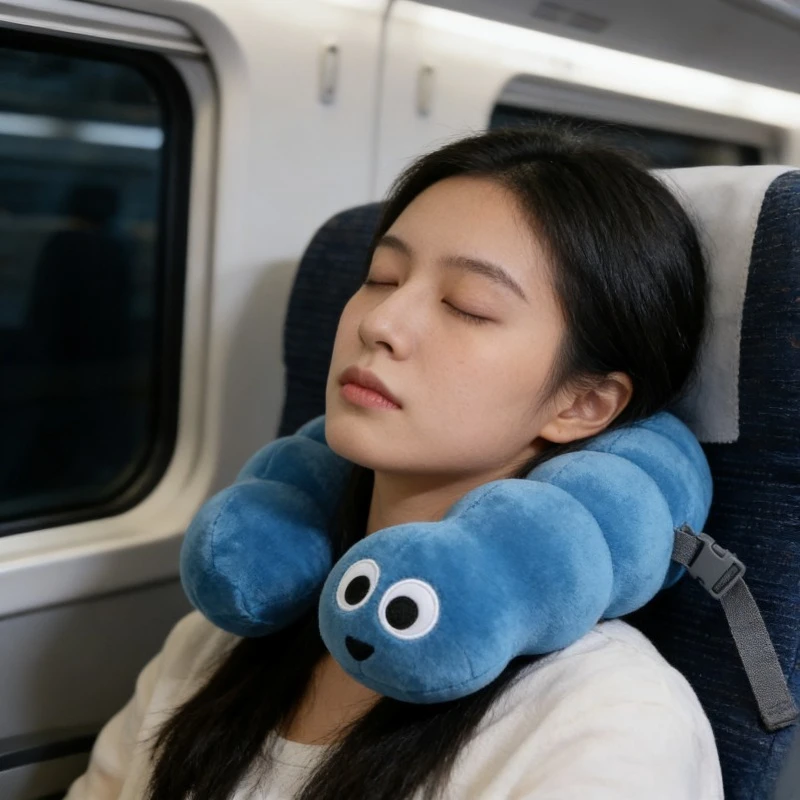 

Креативная мультяшная U-образная подушка: мягкая, удобная, портативная, для поддержки шеи в офисе, на отдыхе, в путешествиях, в самолете, для игр и комфортного сна