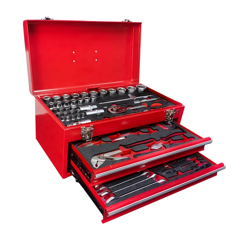 Professional Workshop Customized 85pcs New Multi Metal Tool Set,Hand Socket Wrench Tools Kit