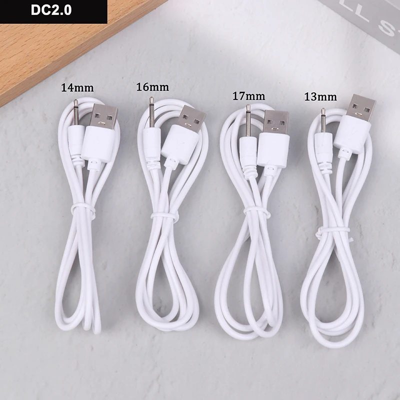 USB DC 2.5mm 1A Vibrator Charger Cable Audio Power Cord For Rechargeable Adult Toy Vibrator Massager USB Power Supply