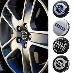 4pcs/set 64mm VOLVO Badge Car Wheel Center Cap For Volvo XC60 V70 S60 XC90 S80 V40 XC70 V50 Rim Hub Cover Decorate Accessories