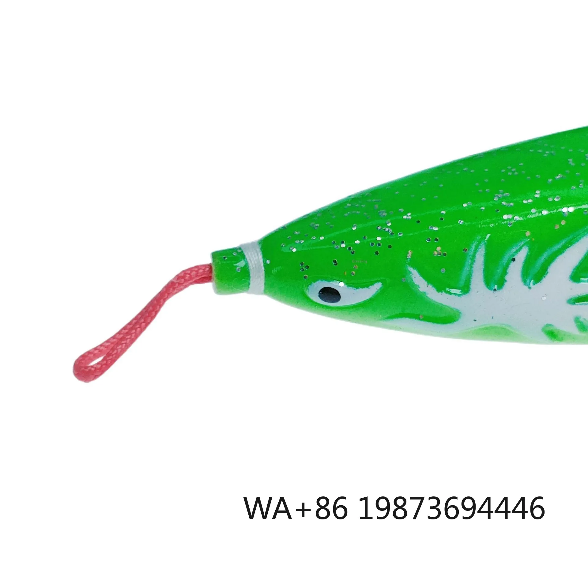 21g modified frog soft bait, stainless steel hook with sequin design for predatory fish lure angling