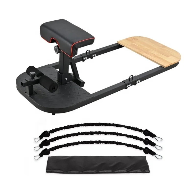 Wholesale Folding Hip Thruster Glute Hip Up Trainer Machine With Bands Hip Thrust Machinepromote sales