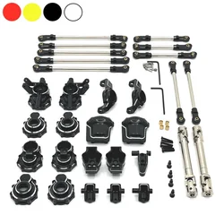HB Toys R1001 R1002 R1003 Metal Portal Axle Gear Housing Diff Cover Axle Mount Drive Shaft Link Kit 1/10 RC Car Upgrade Parts