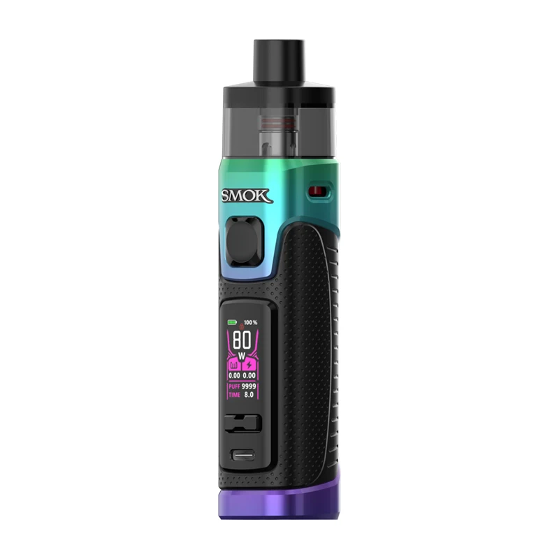 Smok Original RPM 5 Pro Kit 80W บุหรี่ไฟฟ้า, บุหรี่ไฟฟ้าแบบขดลวด3ตาข่าย6.5ml 18650แบตเตอรี่3.7ml