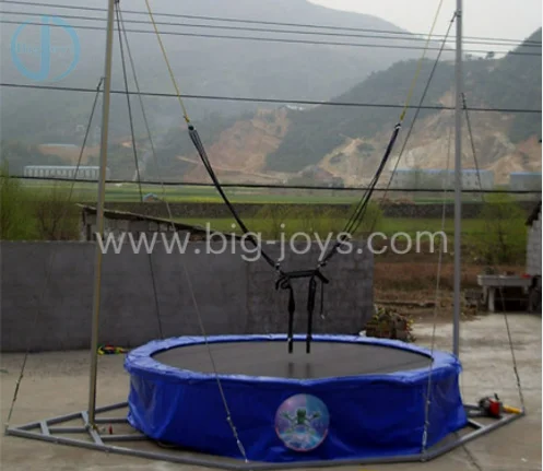 Commercial Free Jumping 1 person Bungee Jumping Trampoline for Sale