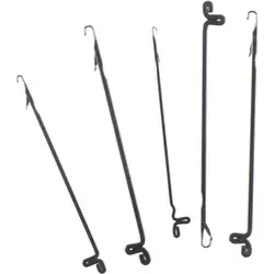 35Pcs 7 Sizes Metal Latch Crochet Hooks, Needle Hook Stopper ,Weave Knitting Tools for Sewing Knitting,Craft Projects