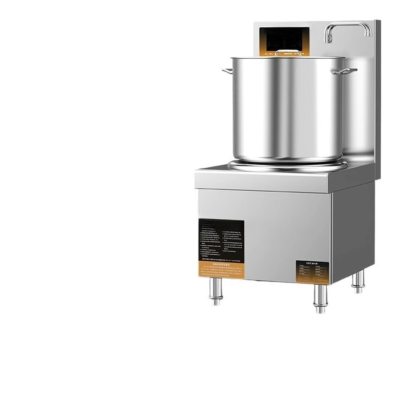 Commercial induction cooker low soup stove, braised meat dwarf soup cooker c