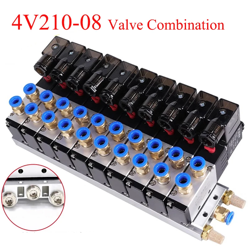 4V110-06 4V210-08 4V310-10 Set Valves 4V410-15 Exhaust Manifold 1F/2F/3F/4F/5F/7F/8F/10F/12F/15F/16F Solenoid  Station Base